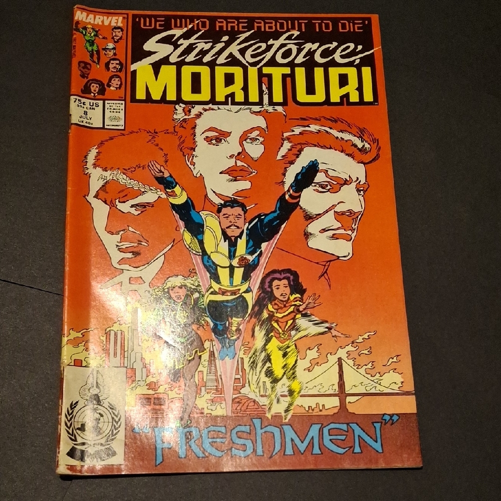 Marvel Strikeforce: Morituri Comic with Orange Cover